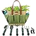 Garden Tool Tote Solid Bag with 11 Piece Hand Tools,Best Gardening Gift Set Organizer with Vegetable Garden Tool Kit,Free Kneeler Pad,Digging Claw Gloves and All Necessary Gardening Accessoriesthumb 2