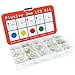 3mm Light Emitting Diode LED Bulb Assortment Kit - Pack of 1000 Pieces Clear Lens LEDs for Electronics - Red, Green, Yellow, Blue and White LED Indicator Lights from Plusivo