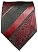 Baked Apple Red Silk Tie and Pocket Square Paul Malone Red Line