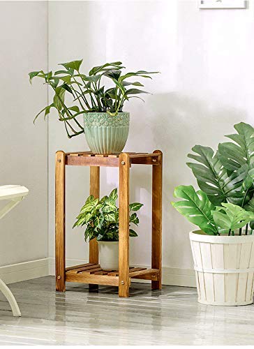 Dantawood Pine Wood Multipurpose Plant Stand/Pot Stand | Living Room Side Stand/Flower Pot Stand | Vase Stand | Indoor Outdoor Planter Display Shelving Size: 96cm x 25.4 cm x 25.4cm (Length x Weight X Height)