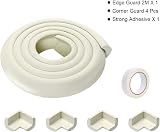 Vicloon Edge Protectors 2 M Foam Safety Strip 4 Corner Cushions Milky White view 9