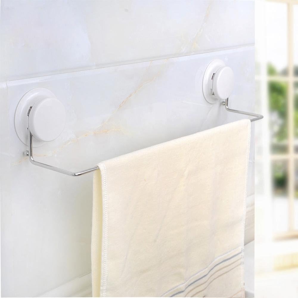 HJKLL-Simplicity stainless steel suction towel bar, toilet bathroom holder racks, nail-free drill-free, powerful cupule, waterproof move
