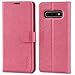 Galaxy S10+ Plus Wallet Case, TUCCH S10 Plus Case, PU Leather RFID Blocking Flip Case with Card Slot, Stand Holder Slim Book Cover Compatible with Galaxy S10 Plus (6.4 inch 2019) - Hot Pink