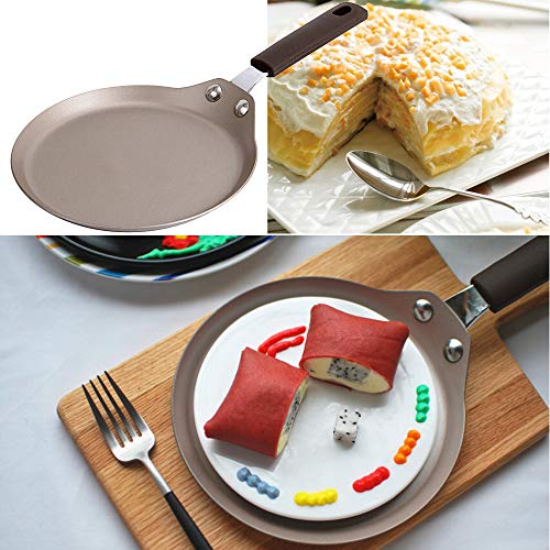 Chenway Crepe Pan Nonstick Skillets Nonstick 6 Inch Round Shallow Dish Omelet Pans Ceramic Coating Induction Cooking Oven SautÃ© Pans