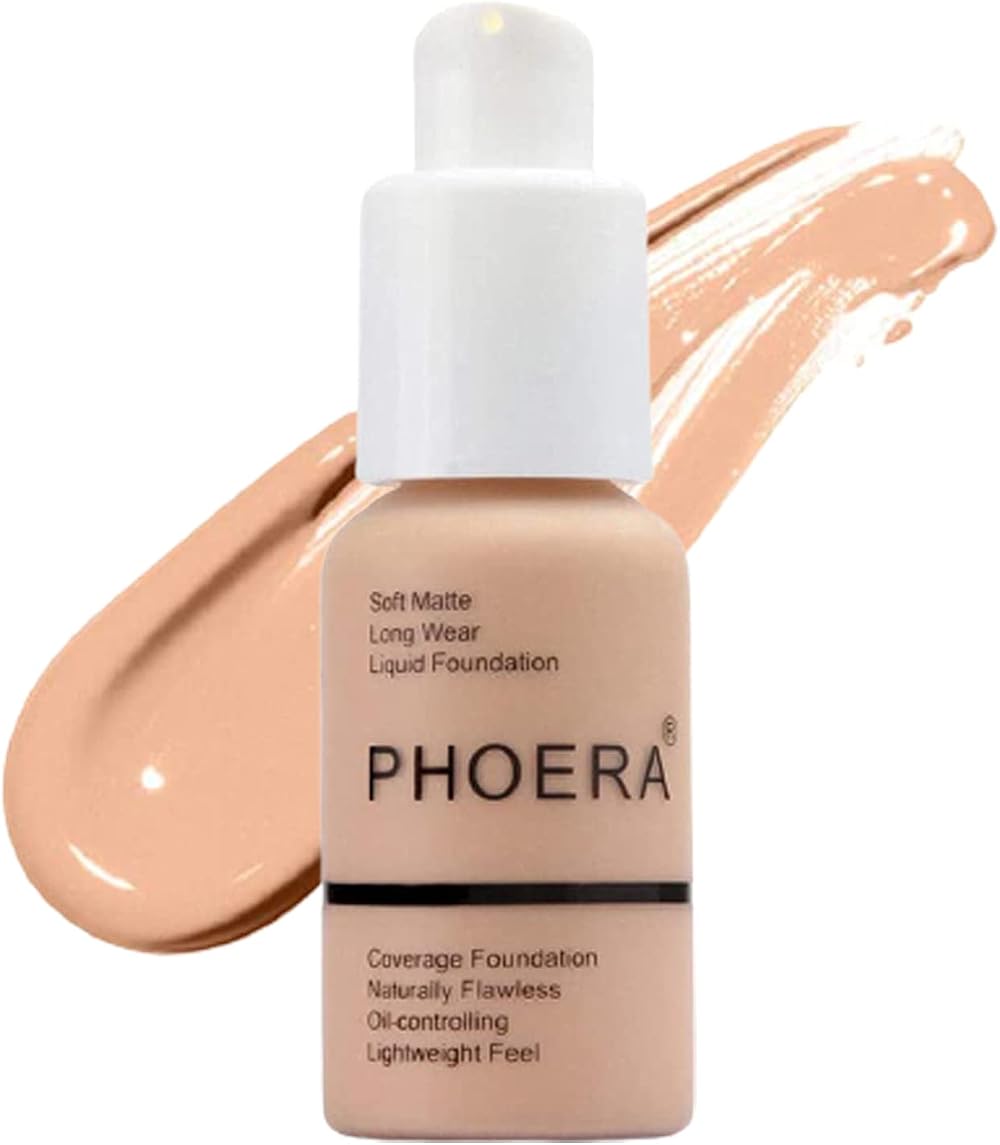 Glamza PHOERA Concealer 103 Warm Peach Full Coverage Brightening Waterproof