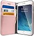 Smartish iPhone 8/7 Wallet Case - Keeper of The Things - Folio Wallet Synthetic Leather Portfolio Flip Credit Card Cover with Kickstand (Silk) - Rose All Day