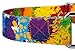 Country Brook Petz - Paint Splatter Martingale Dog Collar - Groovy Collection with 11 Far Out Designs (Large, 1 Inch Wide)