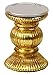 SouvNear Golden Pillar Candle Holder Glass Decor Centrepiece Candle Stand Ribbed Antique Look Votive Tealight Holder for Fireplace/Wedding/Table Top Accessories - Deals of The Day