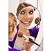 Usnaturals LED Lighted Makeup Mirror with Lights +Removal 10x Magnification Spot+Free User Guide-Tabletop Cosmetic Shaving Mirror