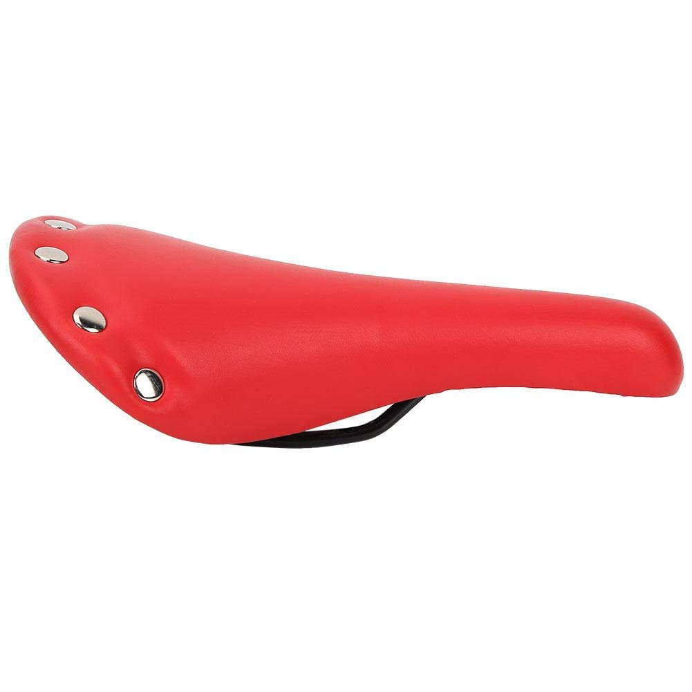Bike Soft Seat, Waterproof Road Bike Soft Seat Shockproof Waterproof Saddle Bicycle Accessory(Red)
