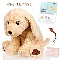 Dog stuffed animals - Cute, Soft and Cuddly Puppy Plush Animals Toy. Great Gifts for Baby Showers, Birthdays, Valentines or Christmas. Super Huggable Dogs Puppies Plushies Golden Retriever Labrador