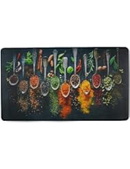 Artistic Anti Fatigue Kitchen Floor mat. Kitchen Floor mats for in Front of Sink. Cushioned Kitchen mat. Padded Kitchen Floor mats. Foam Kitchen mats for Floor. Memory Foam mat. 30