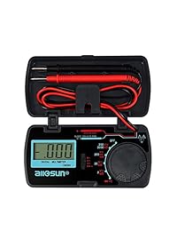 em3081 multímetro digital Medición de DC y voltaje de CA amperímetro voltímetro Ohm portátil medidor medidor de voltaje