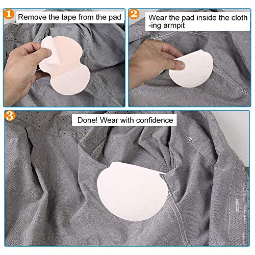 StillCool Underarm Armpit Sweat Pads Shield Dress Shields Sweat Guard Perspiration Absorbing Absorbent (200 Pcs)