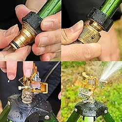 Hourleey Impact Sprinkler on Tripod Base, 2 Pack
