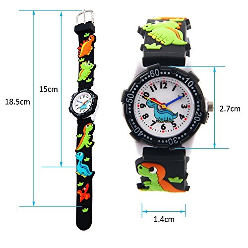 Vavna Best Seller Girls Boy Waterproof 3d Watch Cute Cartoon  display picture 3