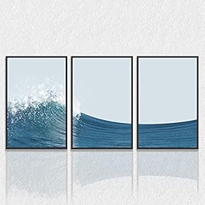 signwin 3 Piece Framed Canvas Wall Art Fog...