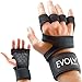 Cross Training Fitness Gloves by EVOLV - Strong Hand Protectors with Wrist Brace - Comfortable Grips for Gymnastics and WOD Cross Training - PRO Fitness Gear