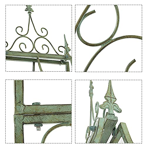 Rosenbogen aus Metall| 8,2 Fuß (250 cm) Hoch X 4,29 Fuß (131 cm) Breit, Leicht zu Montieren | Geeignet Zum Klettern von… – Bild 6