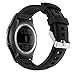 Gear S2 Classic Bands, Gear Sport Band Silicone Strap Quick, Black, Size 20mm