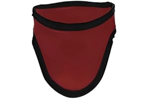 ATTENUTECH Thyroid Shield/Collar with PVC Easy Clean Color Red .50mm PB Light Weight Radiation Protection