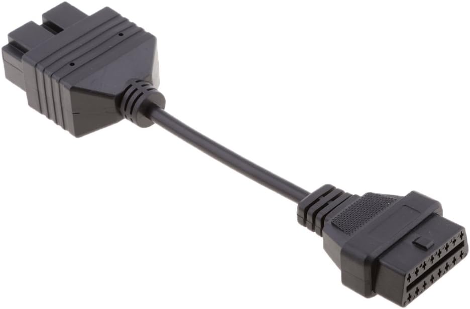 Shiwaki OBD II OBD2 16Pin To 20 Pin Connector Diagnostic Adapter Cable For Kia