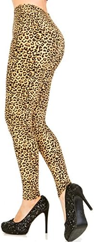 Juicy Leggings Premium High Waist Printed Brushed Leggings - Regular and Plus
