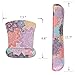 Cheliz Keyboard Wrist Rest Pad and Mouse Wrist Rest Support Mouse Pad - Durable & Comfortable & Lightweight for Easy Typing & Pain Relief-Ergonomic Support(Colorful Flower)