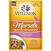 Wellness Healthly Indulgence Morsels Adult Wet Cat Food, Natural, Protein-Rich, Grain Free, 3 Ounce Pouch, 24 Pack, (Salmon & Tuna)