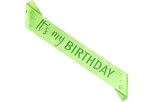 kreat4joy Margarita Birthday Party Decorations, Margarita It’s My Birthday Sash for Cocktail Lemon Margarita Birthday Women