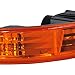 SPEC-D TUNING Amber Lens Bumper Lights Compatible with 1994-1997 Acura Integra L+R Pair Assembly