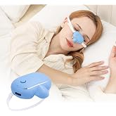 AI Smart Anti-Snoring Device with Strap,Detecting Snoring Sounds 40 Decibel Start Nose Massage,Low Noise, Adjustable High Low Vibration,Improves Breathing and Sleep Quality Home Travel (Blue)