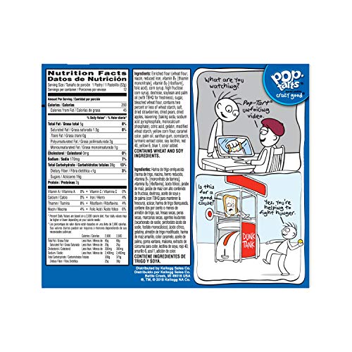 5 Pop+Tarts+Breakfast+Pastries+Strawberry+Flavored