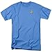 Popfunk Star Trek Science Uniform T-Shirt w/Liquid Gold Ink & Stickers (XL, Blue)