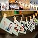 KAZOKU Indoor Outdoor Decor Garden Lights Path Lights Hanging Fairy Lights (Star Lights-White) (50 LED Photo Clips String Lights)