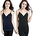 Nursing Tops Tank Shirts Cami for Maternity and Breastfeeding (Large)