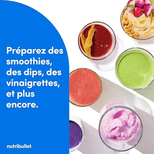Pro 900 - Blender Personnel Multifonction, Smoothie, Fruits et Légumes, Compact, Facile à Utiliser et Nettoyer, Extraction Nutriments, 900W, Rose Mat Minéral (NB904MACL)