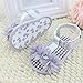 Weixinbuy Baby Girl's Floral Soft Sole Princess Summer Sandals Grey
