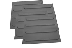 HOMOCONO 4sheets Interlocking Outdoor Deck Tiles Tactile Bricks Blind Floor Stickers for Pathway
