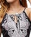 Happy Sailed Women Summer Halter Neck Dress Floral Print Bohemian Beach Dresses Black Small