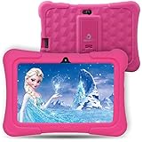 Dragon Touch Y88X Plus Tablet for Kids 16 GB 2019 Edition, 7" HD IPS Display WiFi Android Tablet, Kidoz Pre-Installed with All-New Disney Content (More Than $80 Value) - Pink