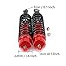 For RC Car 1/10 Traxxas Slash 4X4 4WD Front & Rear Shocks Absorber Damper Short Course Racing Truck Upgrade Parts 4-Pack (Red)