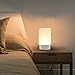 Wake up Light Alarm Clock Touch Sensor Bedside Lamp LED Night Light with 5 Nature Sounds, Sunrise Simulation, Color Changing, 3 Brightness, USB Rechargeable for Bedroom, Reading