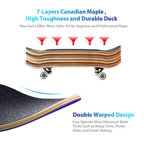 3 Phoeros+Complete+Skateboards+Standard+Beginners