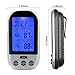 Wireless Remote Digital Meat Thermometer Dual-Probe Stainless Steel Cooking Food Kitchen Timer, Maison-Market
