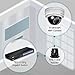 TRENDnet Indoor/Outdoor 4 Megapixel HD PoE IR Dome Style Day/Night Network Camera, TV-IP315PI, Digital WDR, 2688 x 1520p, IK10 Vandal Proof, IP66 Rated Housing, 100ft. Night Vision, ONVIF, IPv6