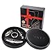 Vina Wine Opener Gift Set, 4 Pieces Wine Bottle Accessory Kit Includes: Stainless Steel Wine Corkscrew, Drop Ring, Wine Pourer, Wine Stopper, Arranged In a Elegant Box, Black