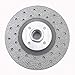 SHDIATOOL 4-1/2 Inch Diamond Cutting Grinding Disc Fits 5/8-11 Arbor for Marble Ceramic Double Sided Vacuum Brazed Fast Cutting Shaping Grinding Wheel