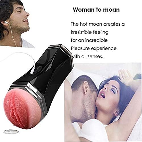 USB Rechargeable Automatic Piston Telescopic Rotation Handsfree 5 Modes 10 Speeds Sleeve Stroker Men Oral S(exy Toy for Male, Electric Sexy Underwear Device for Men