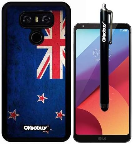 G6 Case, New Zealand Flag Case, OkSoBuy(R) Ultra Thin Soft Silicone Case for LG G6 - New Zealand Flag